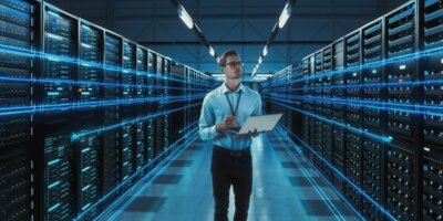 Data center infrastructure transformation in the age of AI and green tech.